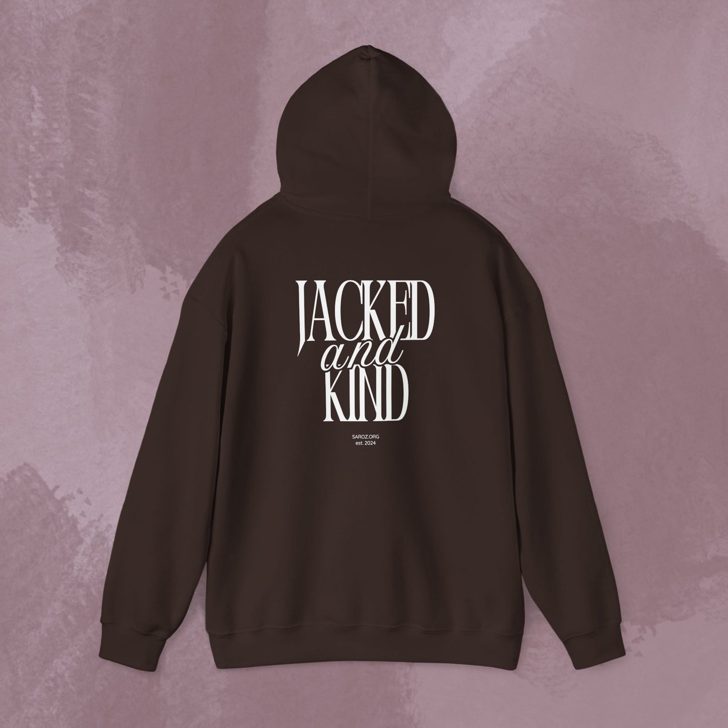 Comfortable Heavy Blend Unisex Hoodie - 'Jacked and Kind'